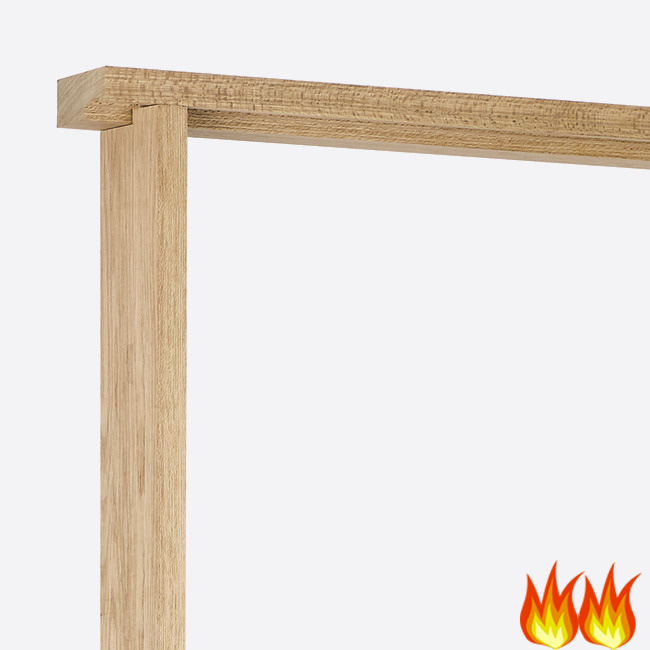 LPD Oak Fire (FD60) Door Lining (with intumescent grooves)